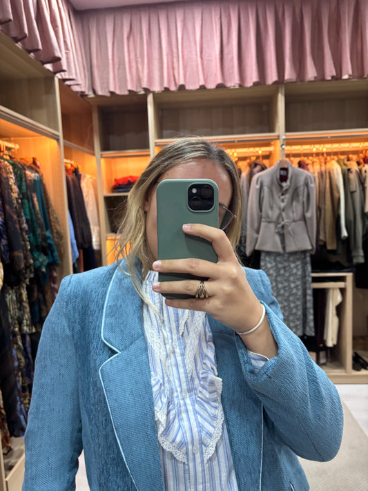 Blazer azul La Barquina