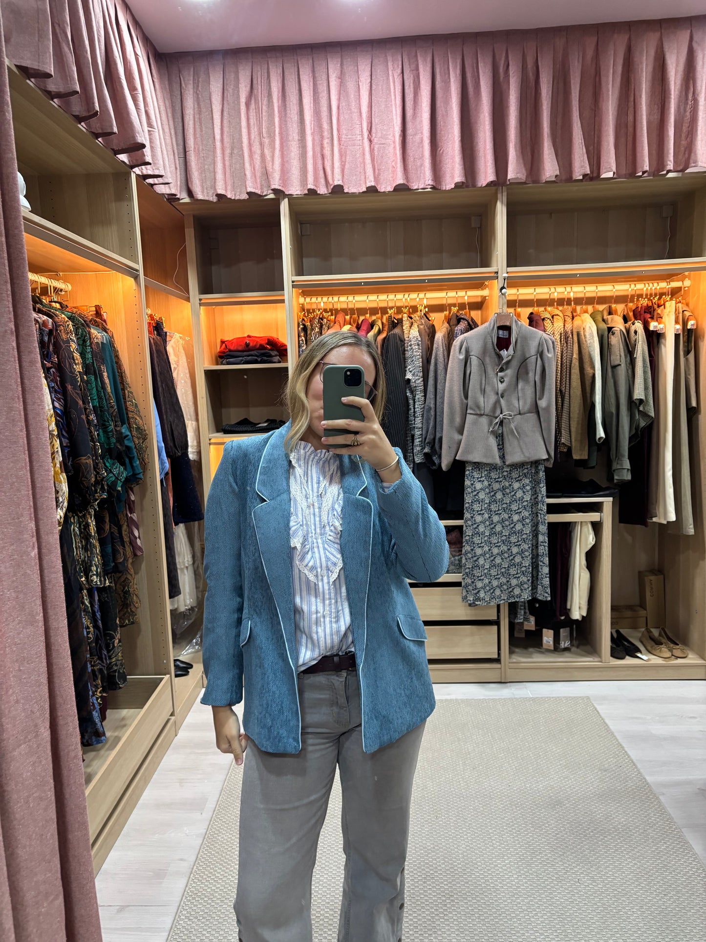 Blazer azul La Barquina