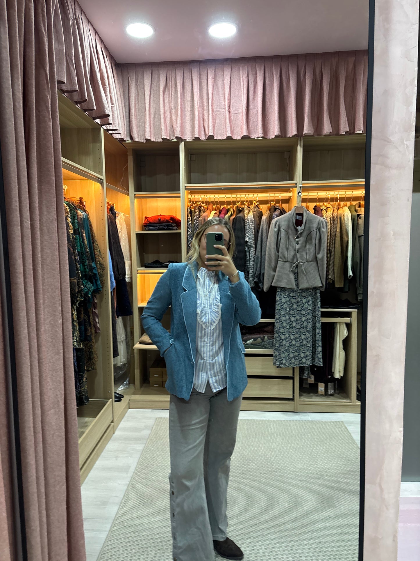 Blazer azul La Barquina