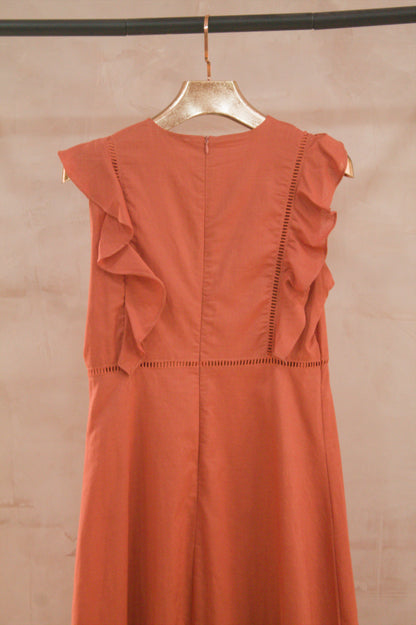 Vestido con volantes