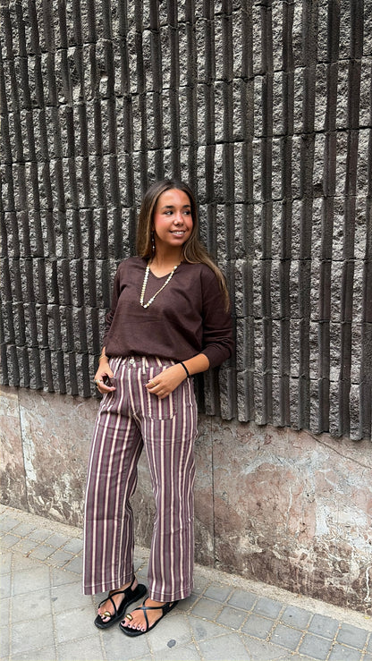 Pantalón de rayas