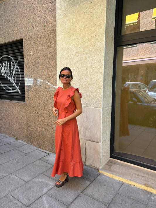 Vestido con volantes